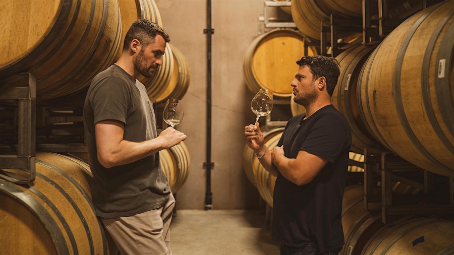 Kevin Love, left, and Chase Renton originally partnered on Chosen Family Wines.